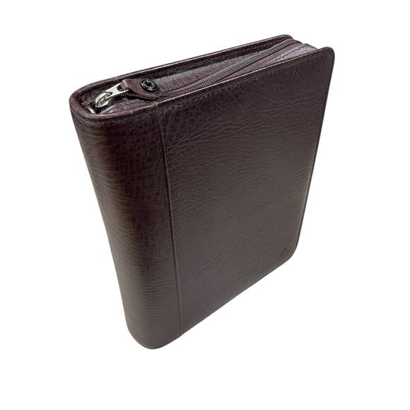 Elegant Brown Leather Planner - Picture 1 of 14